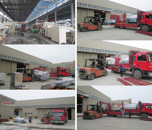 equipamento de laminagem de revestimento de spray de fusão a quente para o cliente jinghua